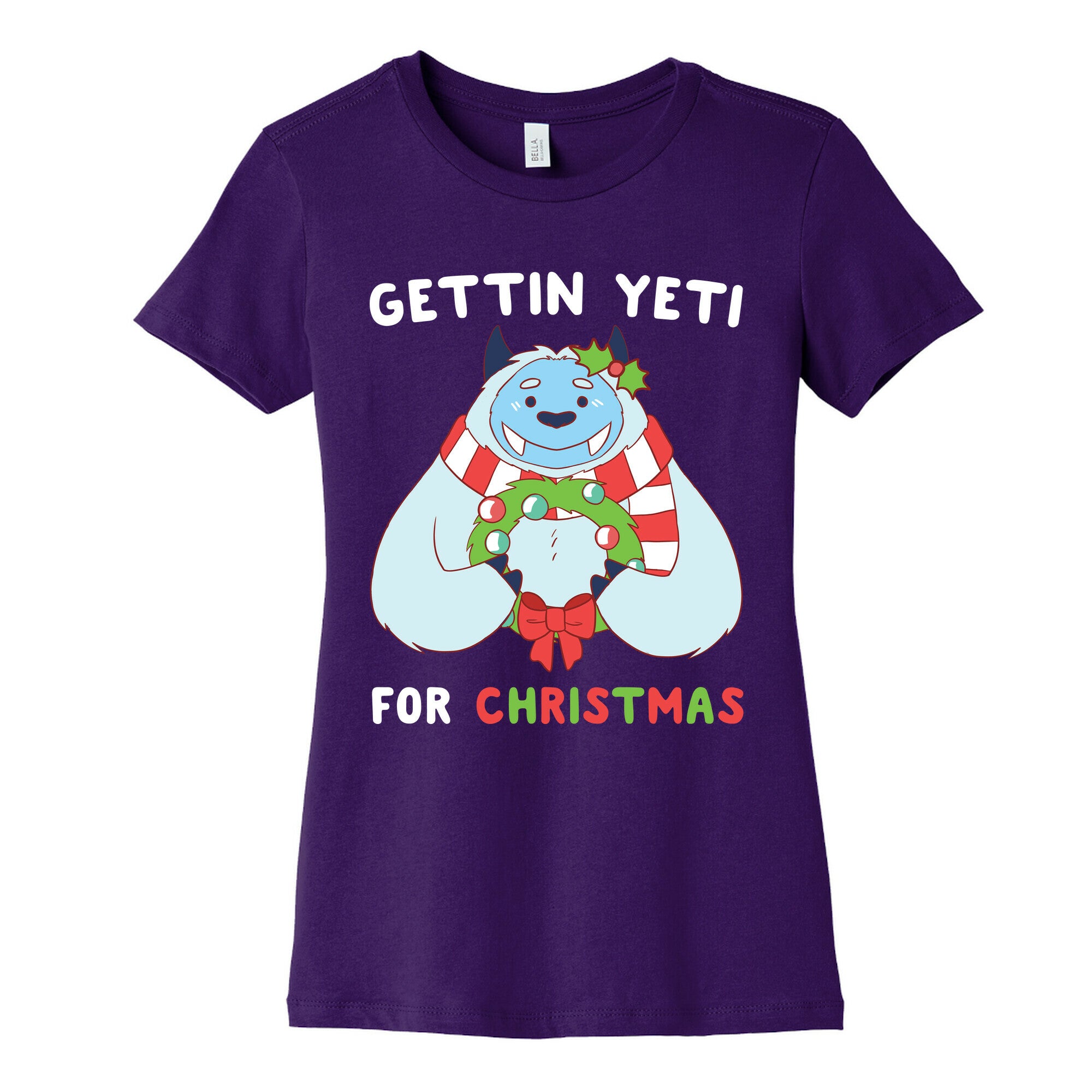 Gettin' Yeti for Christmas  Women's Cotton Tee